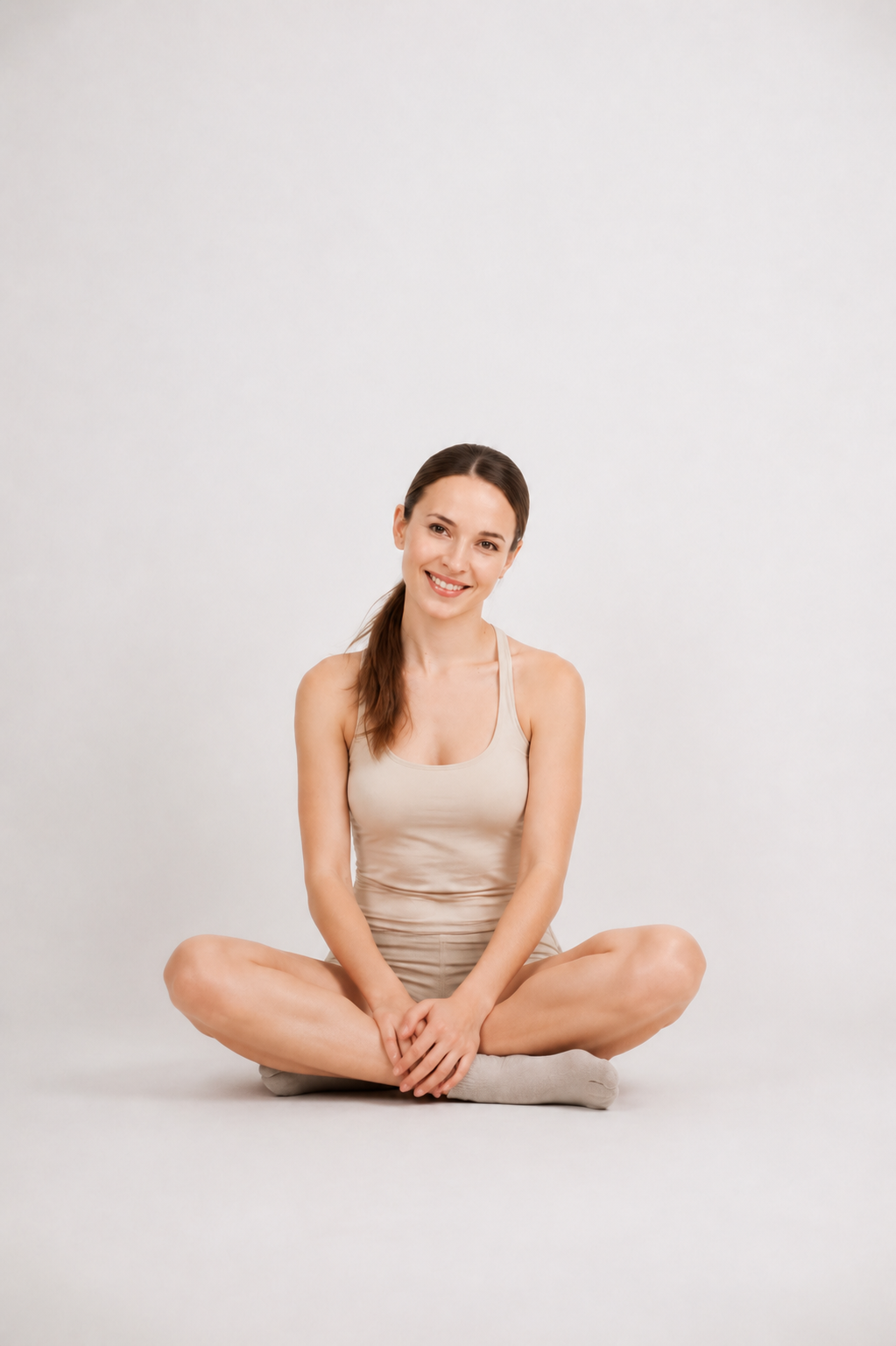 Seated Relaxed Pose — step 1
