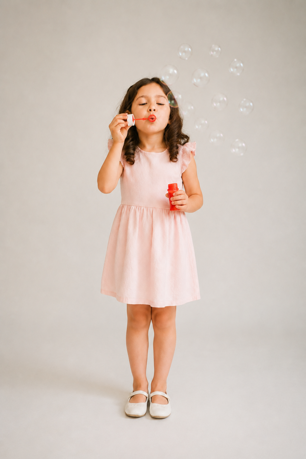 Child Bubble Blow — step 1