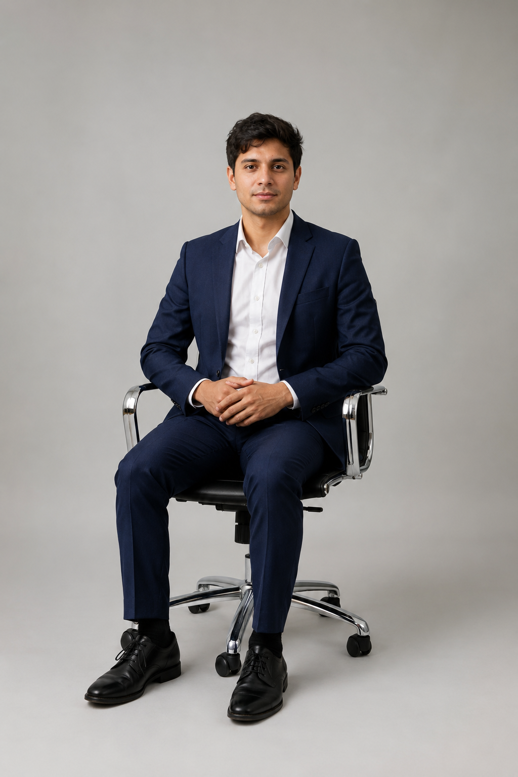 Relaxed Office Confidence — step 1